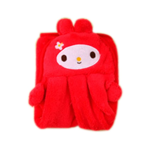 Candy Colors Soft Coral Velvet Cartoon Animal Towel